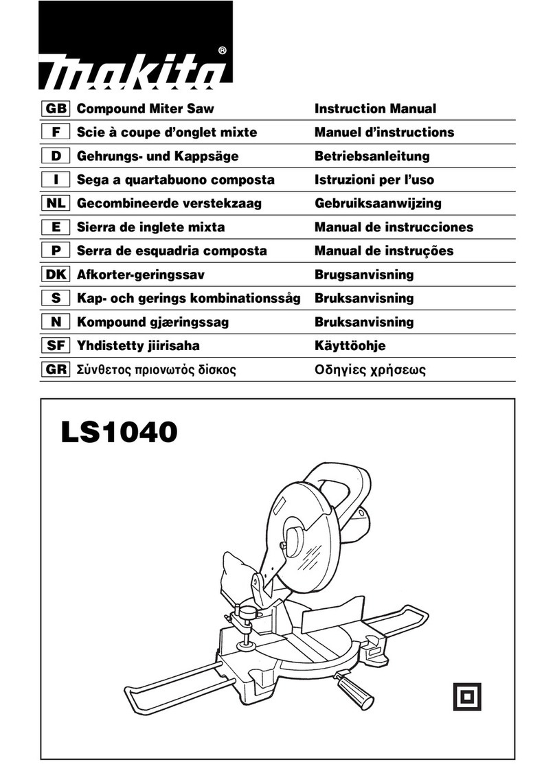 Makita LS1040 User manual