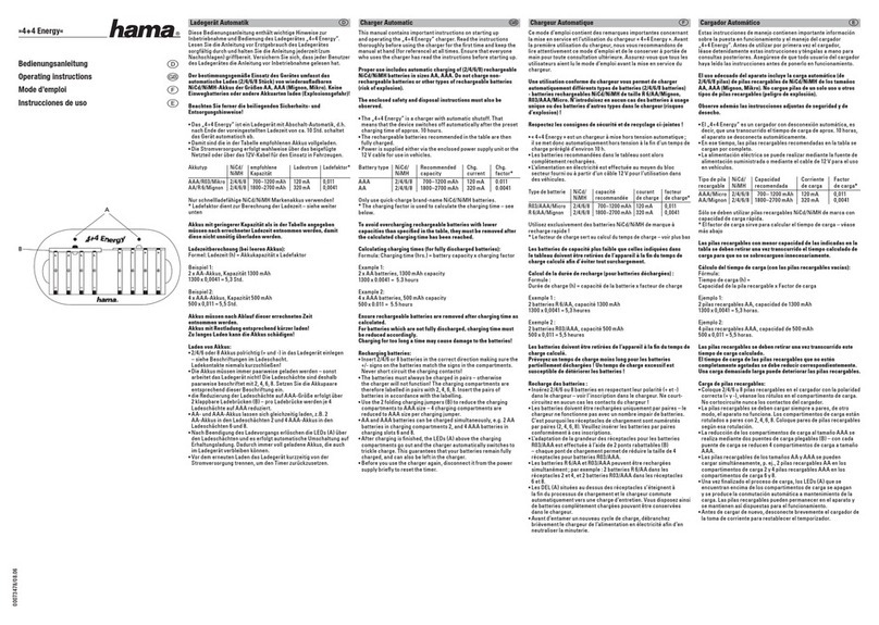 Hama 00073478 "4+4 Energy" operating instructions Hama 00073478 "4+4 Energy" operating instructions
