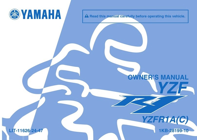 Yamaha YZFR1A owner's manual