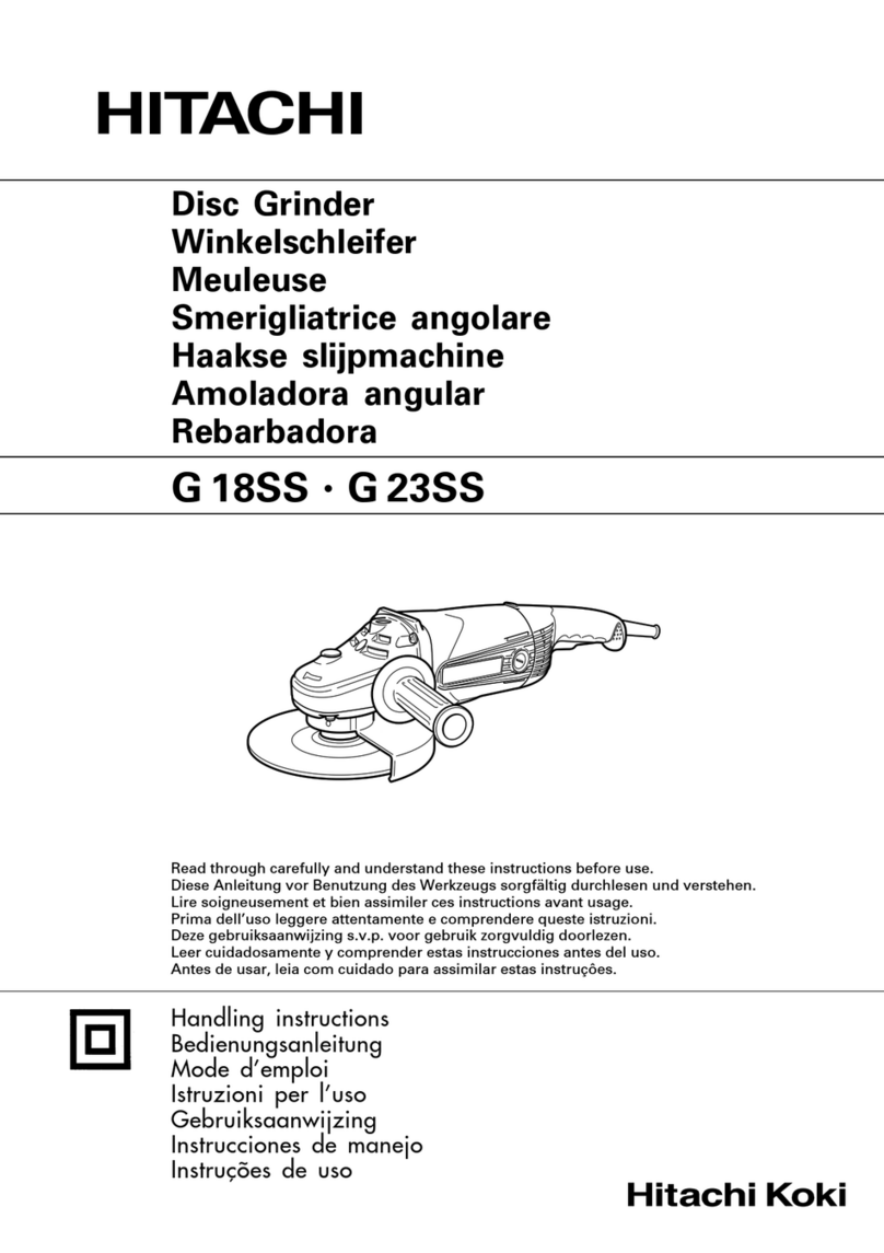 Hitachi G 18SS Handling instructions