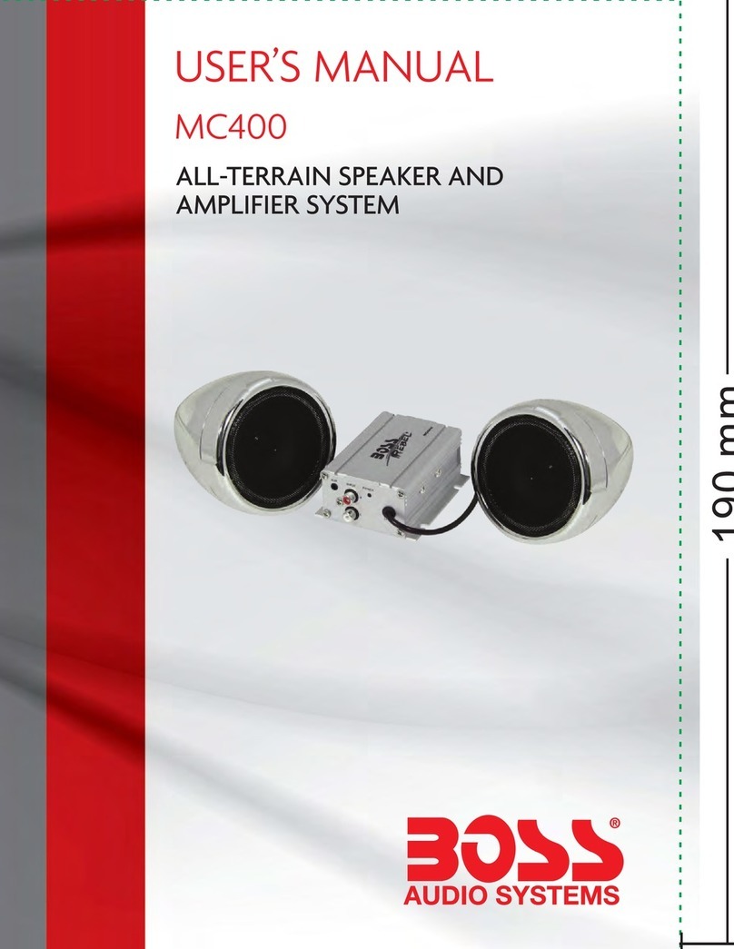BOSSCO MC400 user manual
