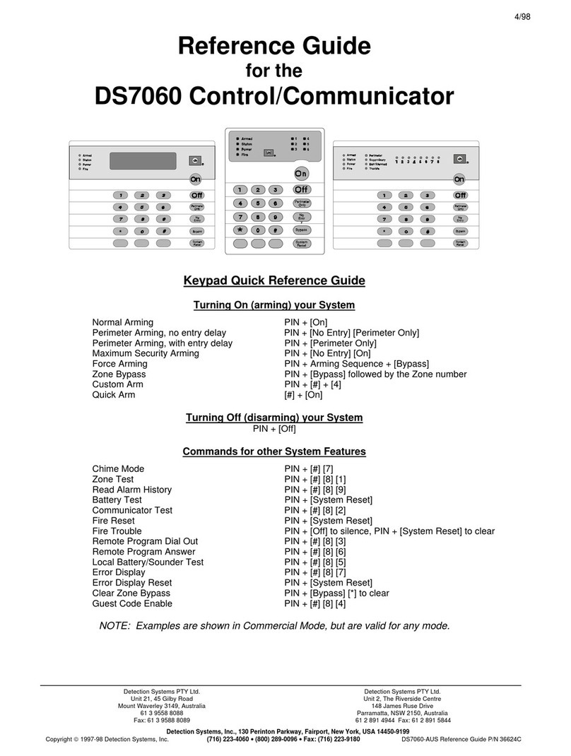 Bosch DS7060 User manual