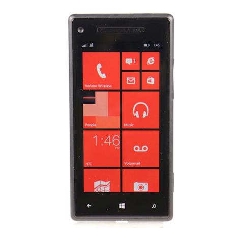 Verizon HTC Windows Phone 8X User manual