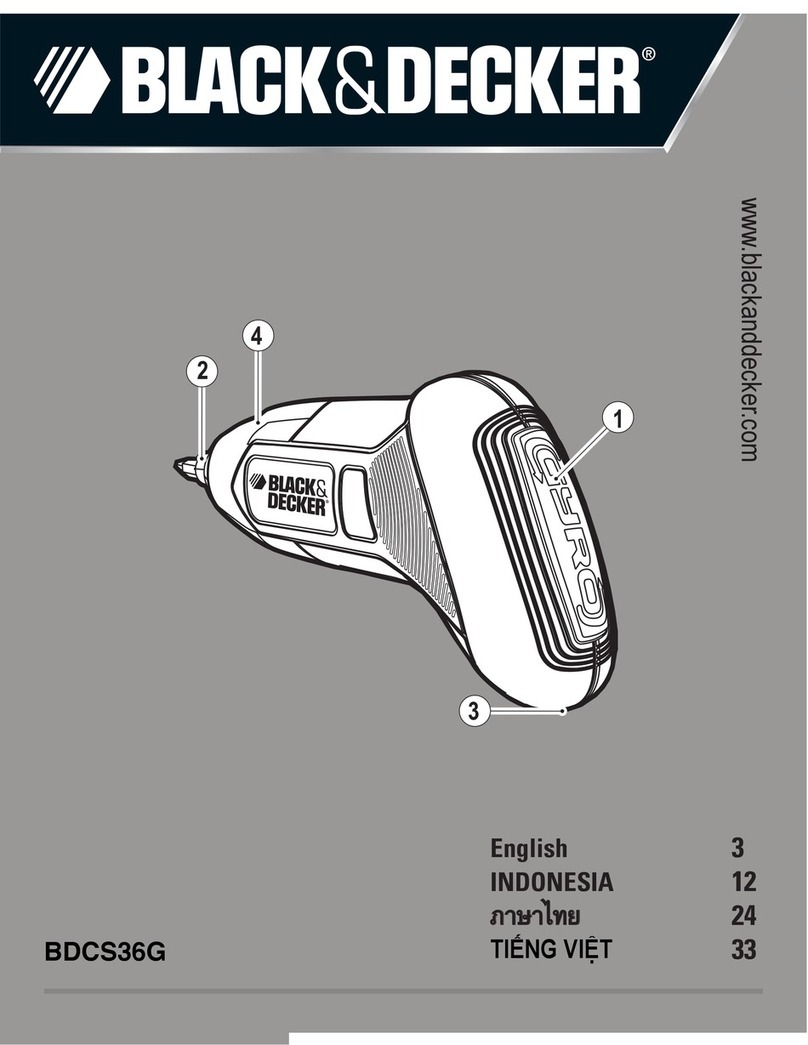 Black & Decker BDCS36G User manual