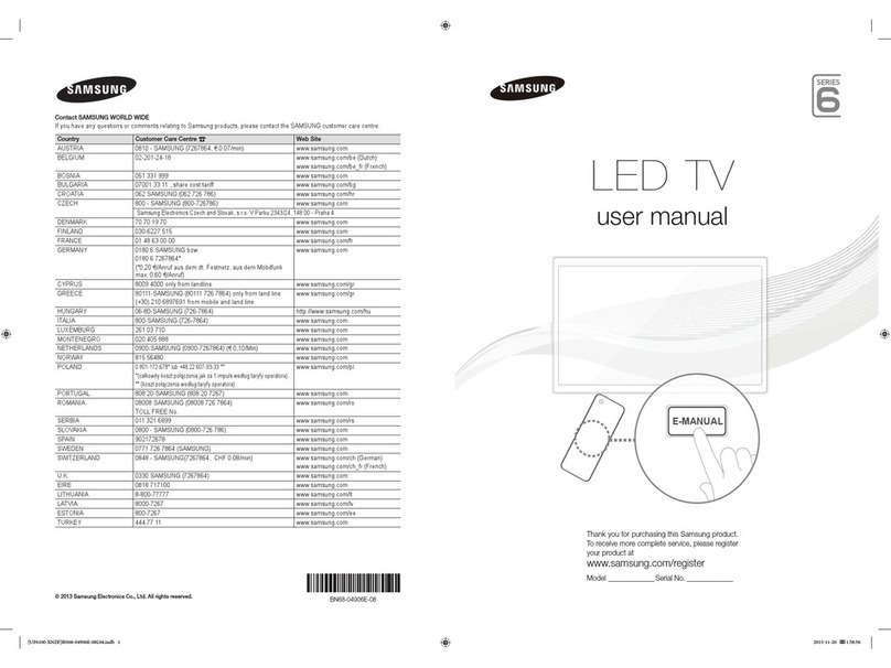 Samsung UE32F6100 User manual
