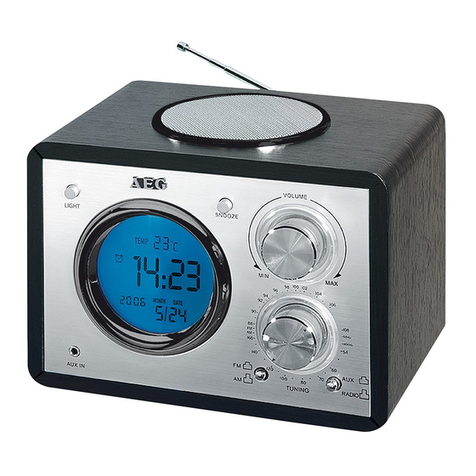 AEG MR 4104 Instruction manual & guarantee