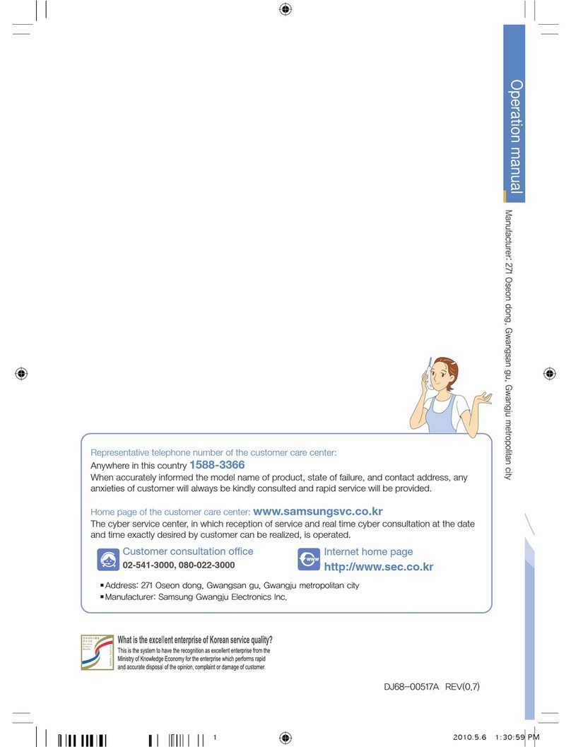 Samsung VC-RA84V Series Operation manual