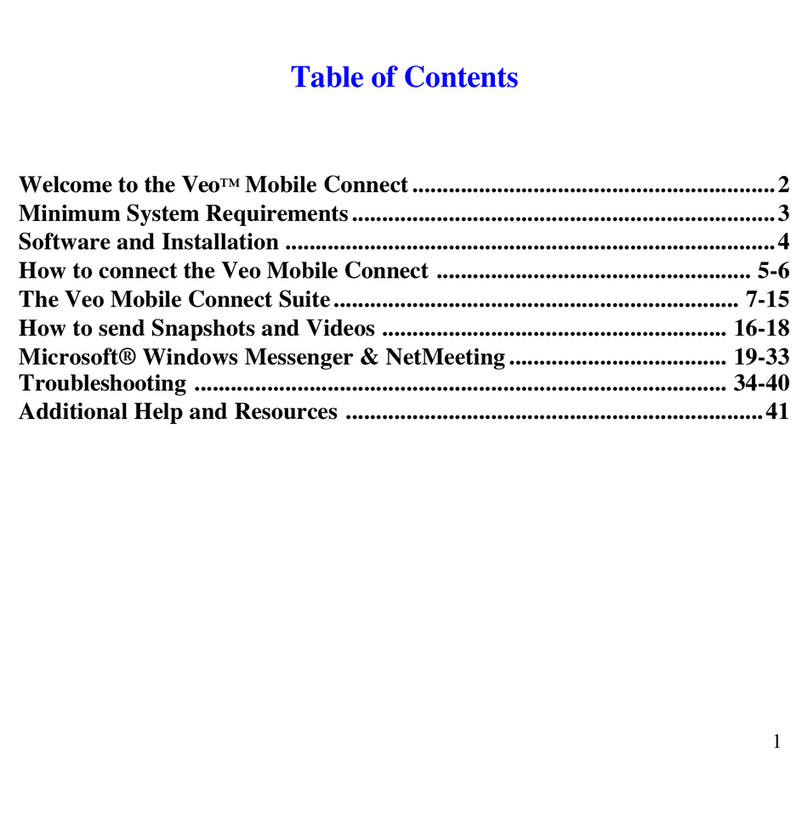Veo Mobile Connect manual