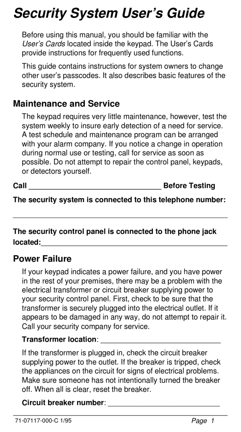 Bosch D2000 user guide