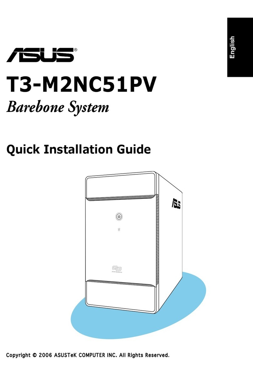 Asus T3-M2NC51PV - T Series - 0 MB RAM User manual