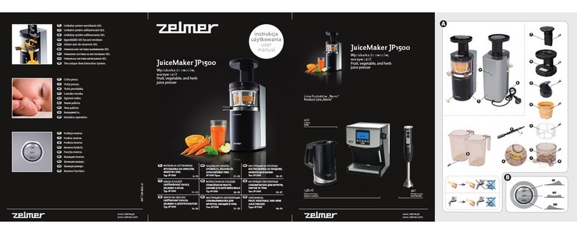 Zelmer JP1500 user manual