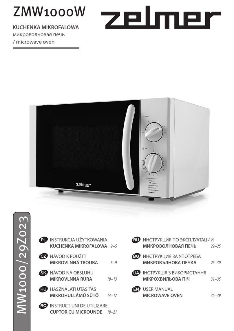 Zelmer ZMW1000W user manual