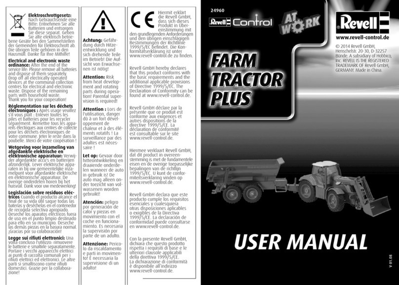 REVELL Farm Tractor Plus User manual
