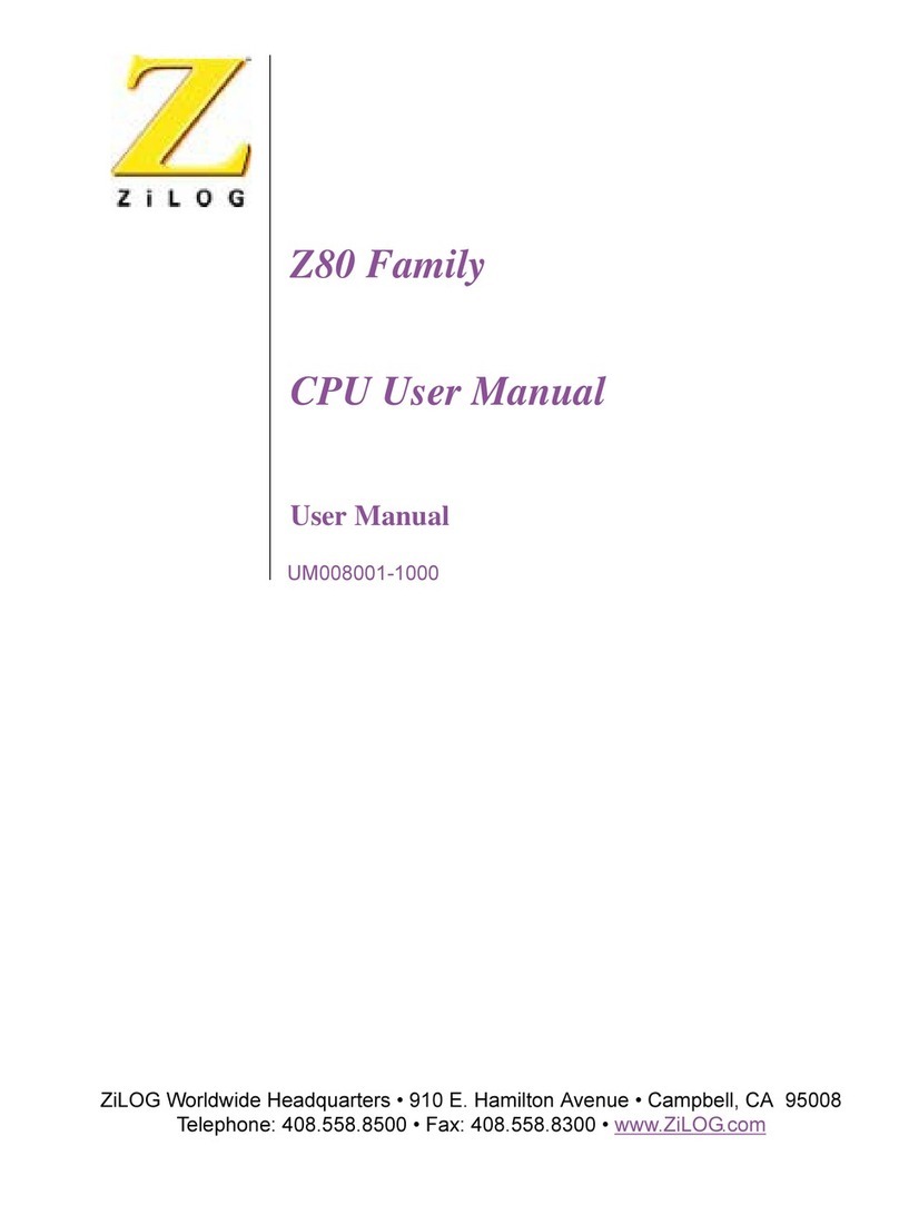 ZiLOG Z80 series user manual