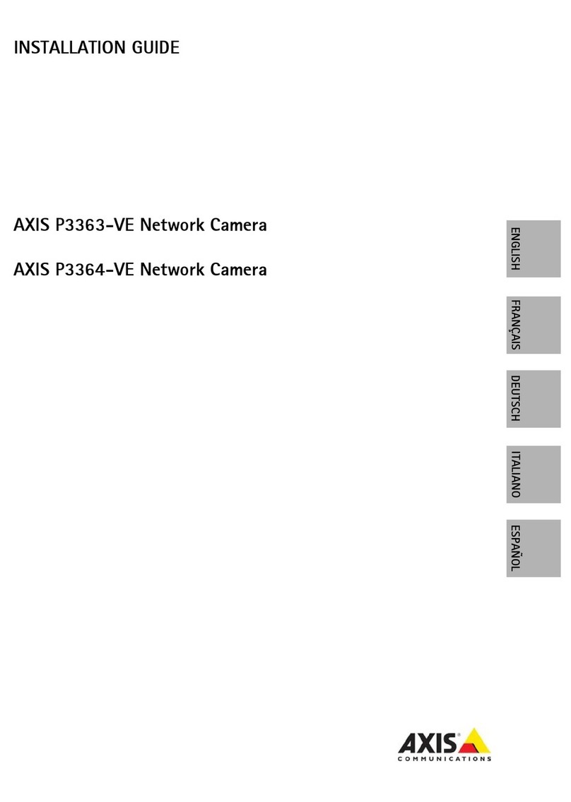 Axis P3364-VE User manual