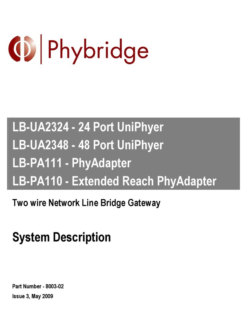 Phybridge UniPhyer LB-UA2324 System description