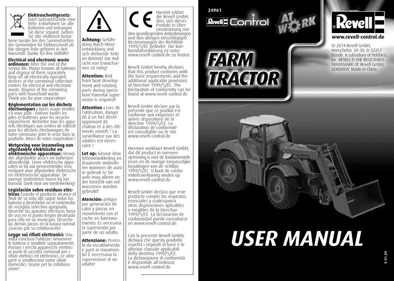 REVELL Farm Tractor User manual