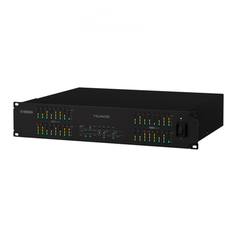 Yamaha NUAGE I/O 16D User manual