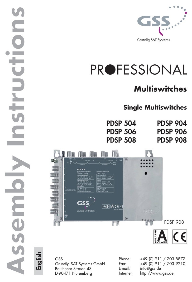 GSS PDSP 504 User manual