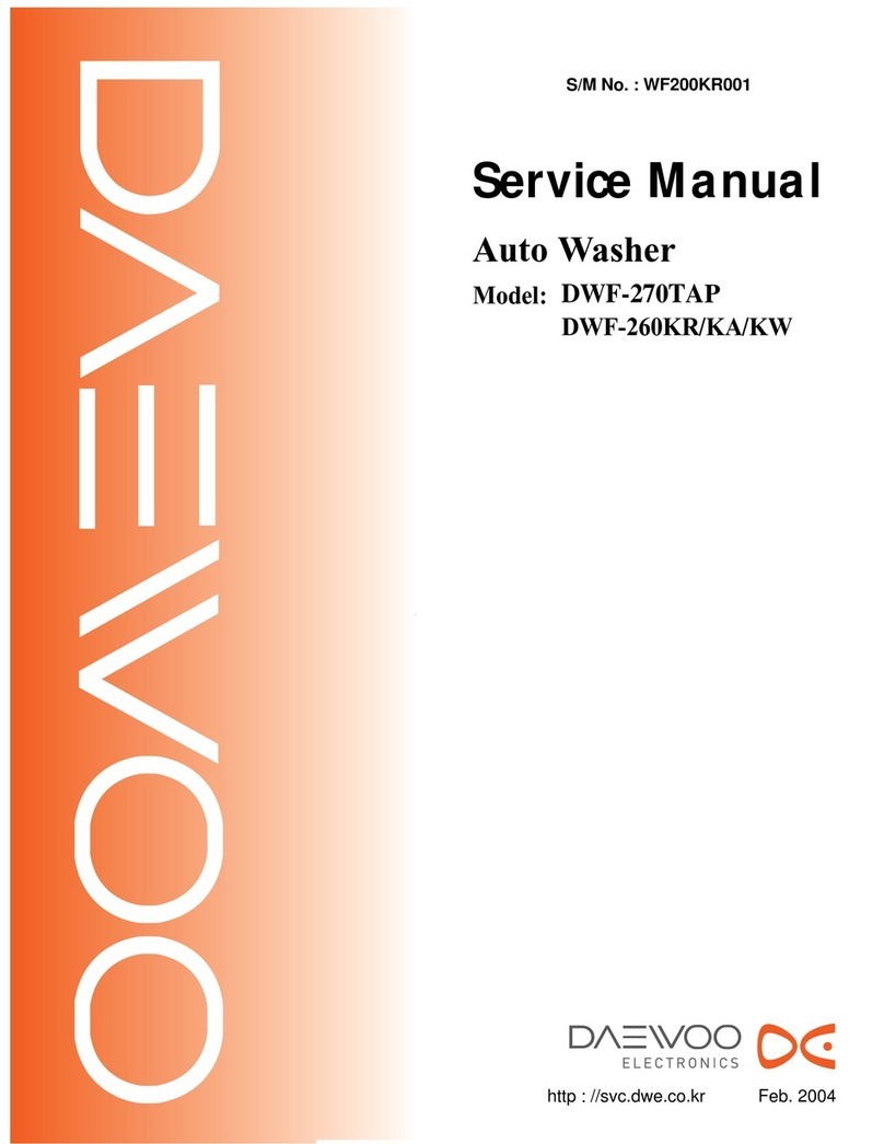 Daewoo DWF-270TAP Service manual