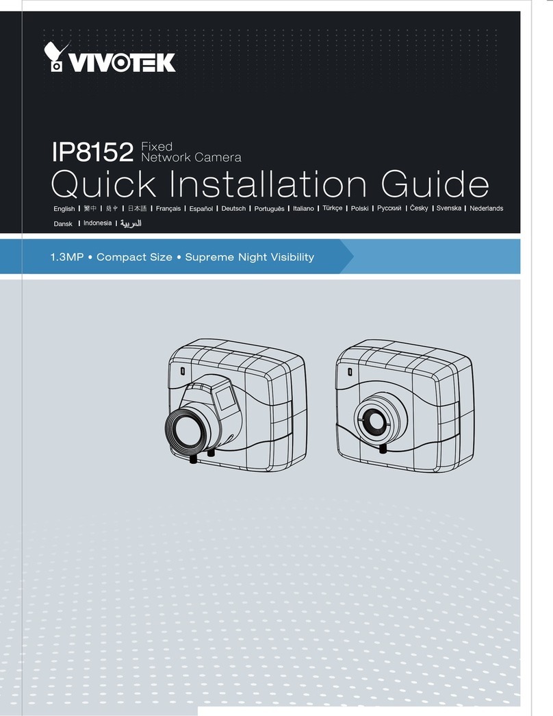 Vivotek IP8152 Quick installation guide