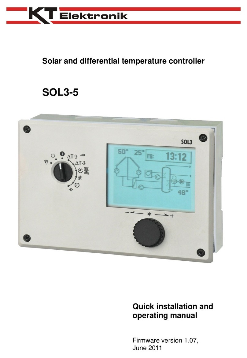 KT-Elektronik SOL3-5 Quick installation and operating manual