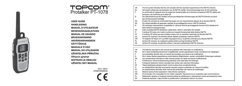 Topcom Protalker PT-1078 User manual
