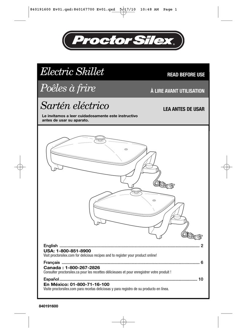 Proctor-Silex 38520G user manual