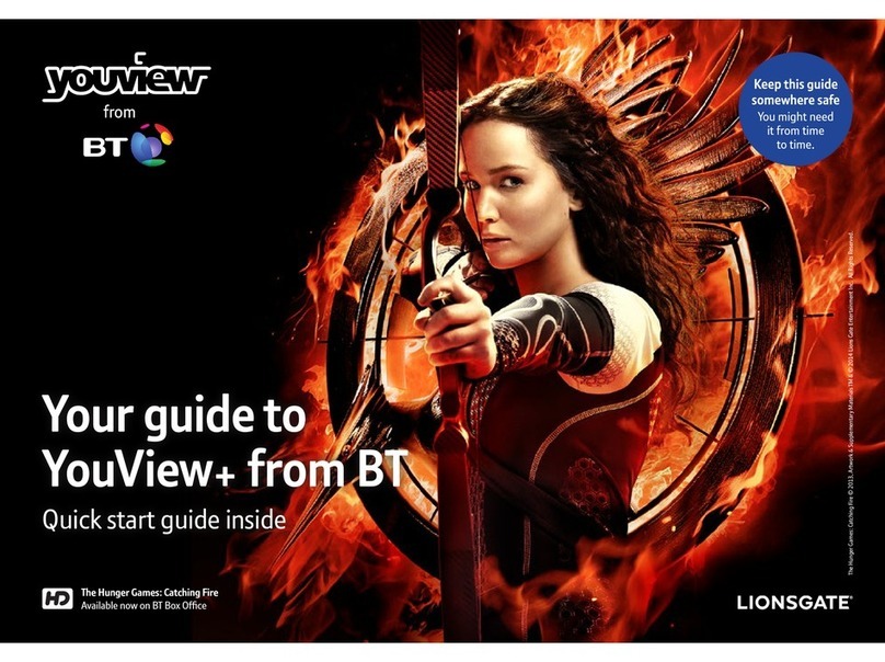BT YouView+ User manual