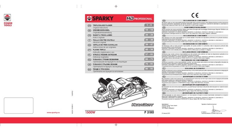 Sparky Group p 3180 Original instructions