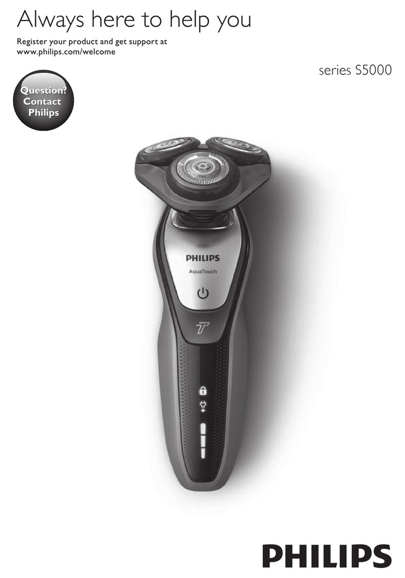 Philips S5000 series instruction manual