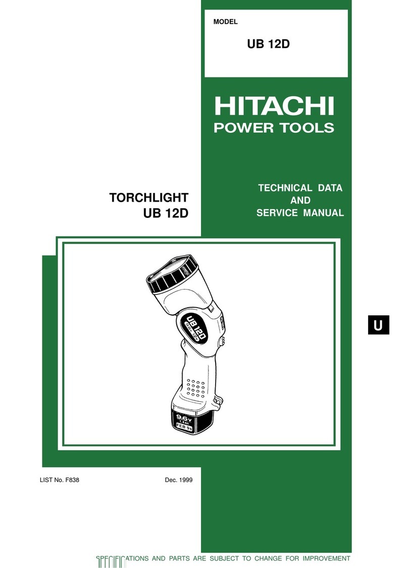 Hitachi UB 12D Manual