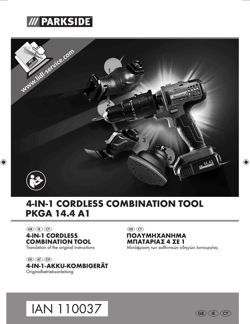 Parkside PKGA 14.4 A1 User manual