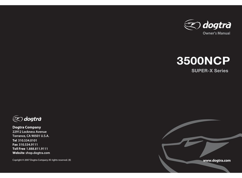 Dogtra 3500NCP Super-X Series owner's manual