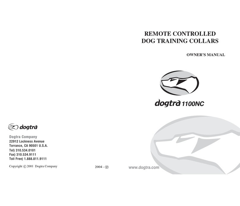 Dogtra 1100NC owner's manual