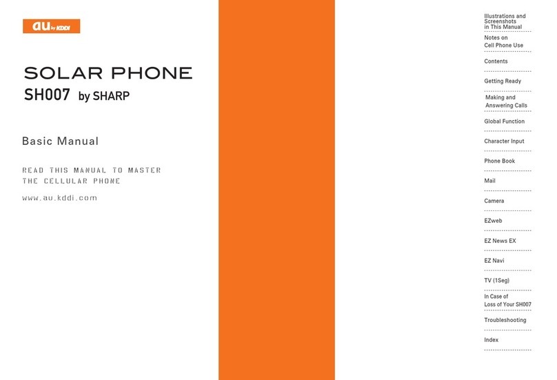 Sharp SOLAR SH007 User manual