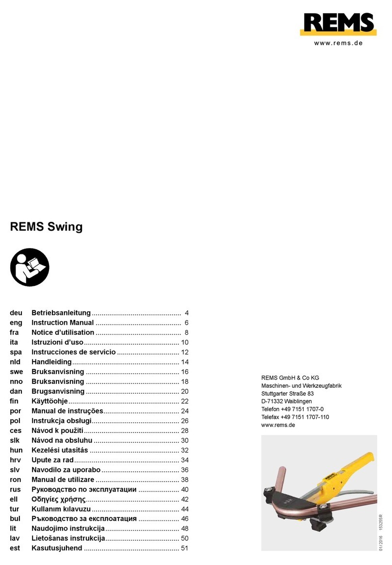 REMS Swing instruction manual