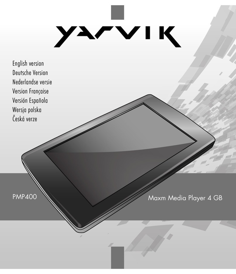 Yarvik PMP400 instruction manual