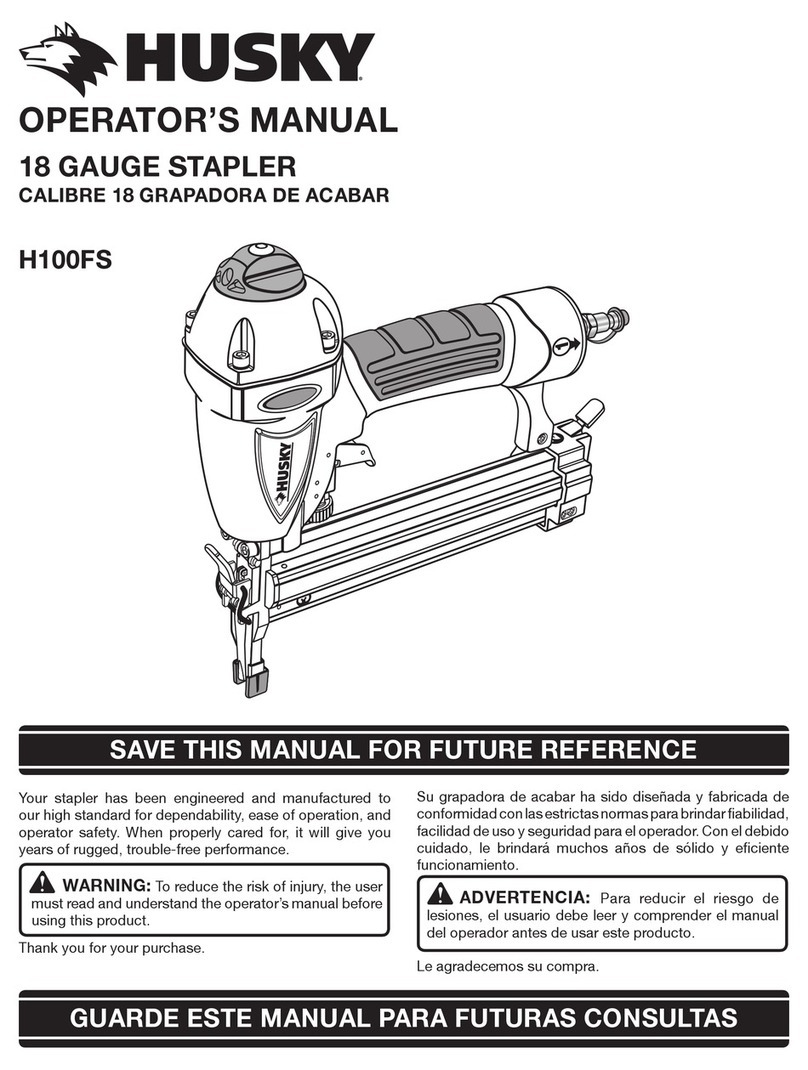 Husky H100FS Operator's manual