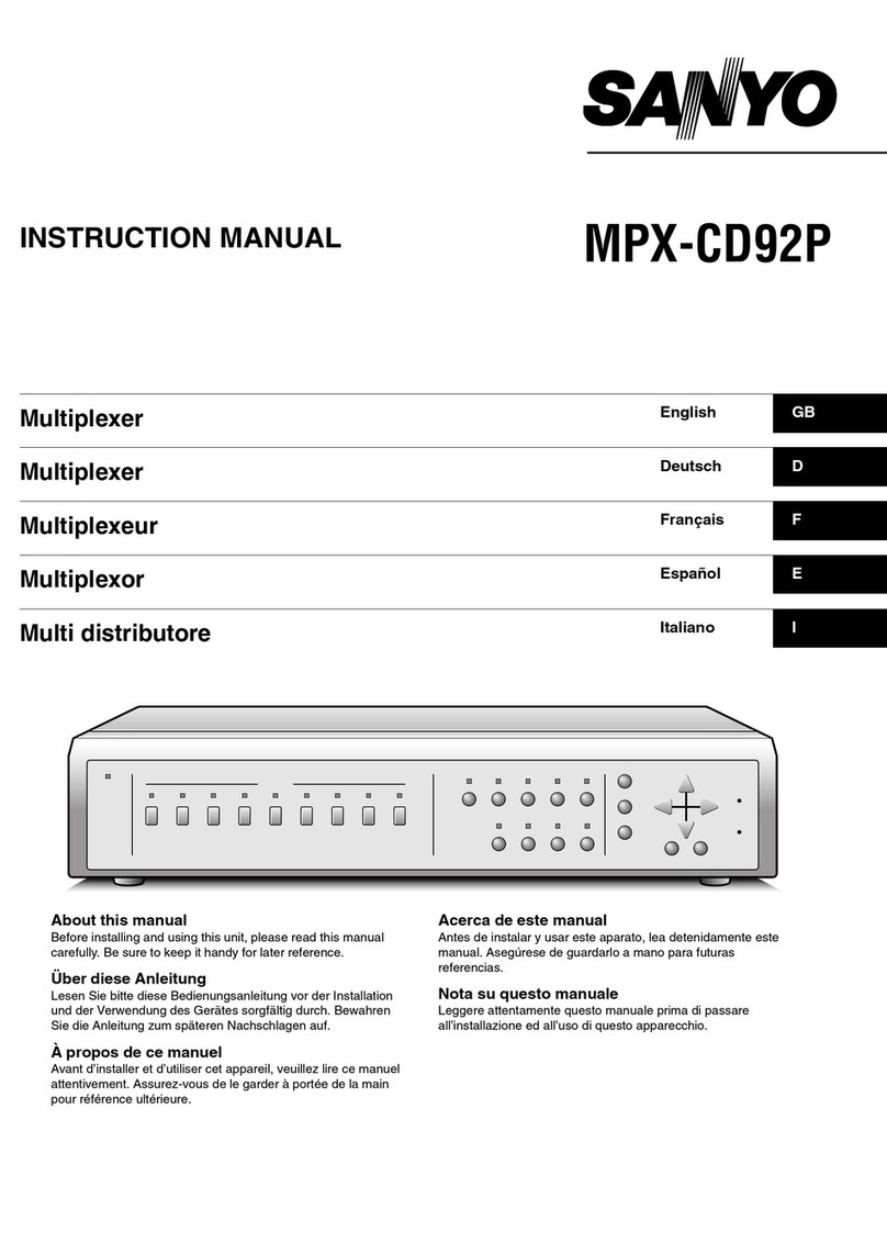 Sanyo MPX-CD92P instruction manual Sanyo MPX-CD92P instruction manual