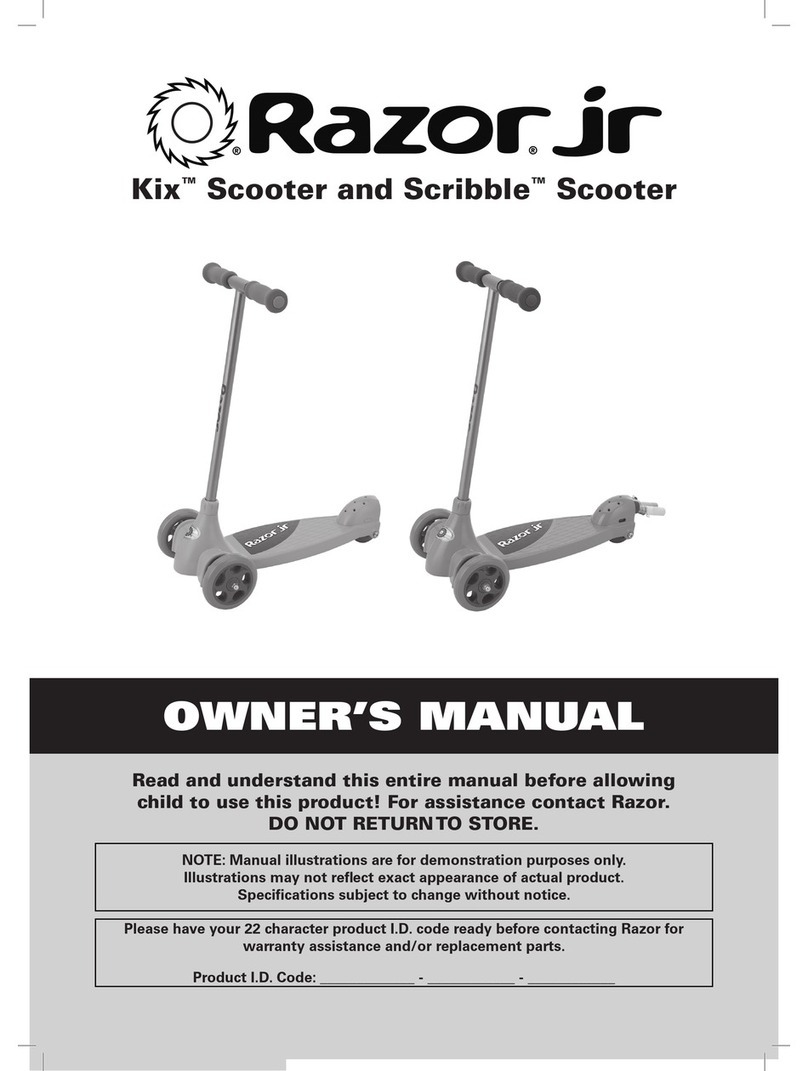 Razor Kix User manual