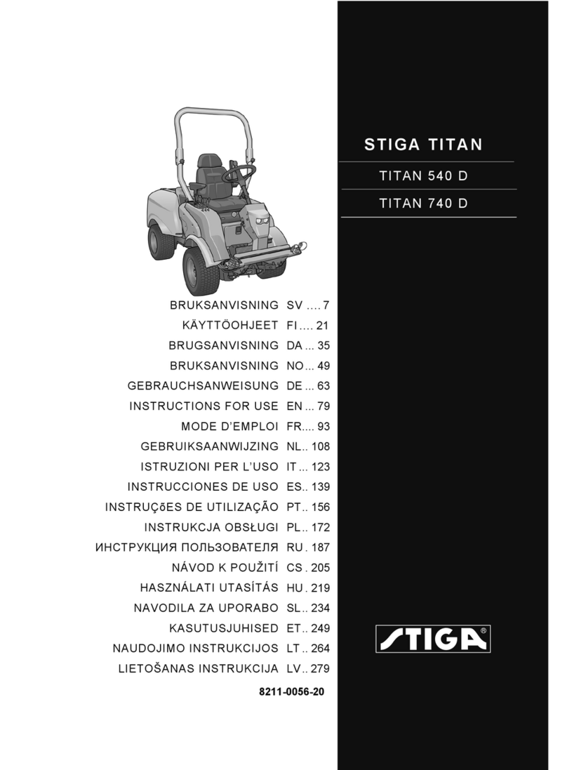 Stiga TAN 540 D Instructions for use Stiga TAN 540 D Instructions for use