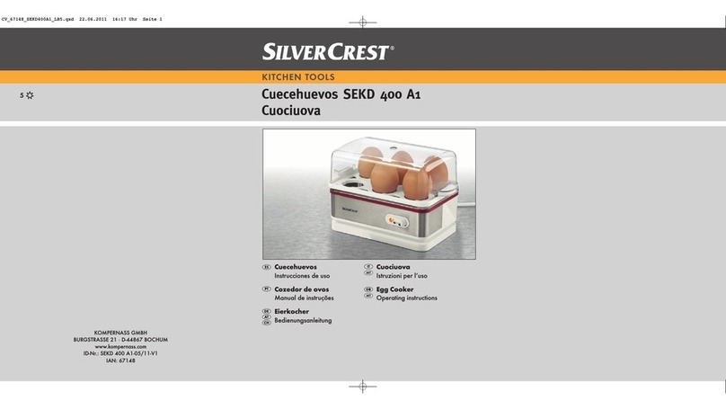 Silvercrest SEKD 400 A1 operating instructions