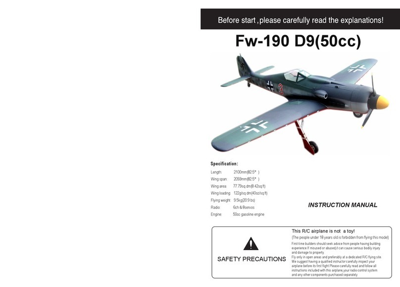 Troy Built Models Fw-190 D9 User manual