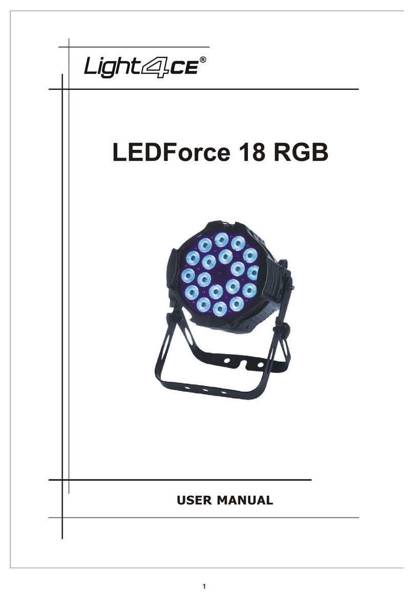 Light4CE LEDForce 18 RGB user manual