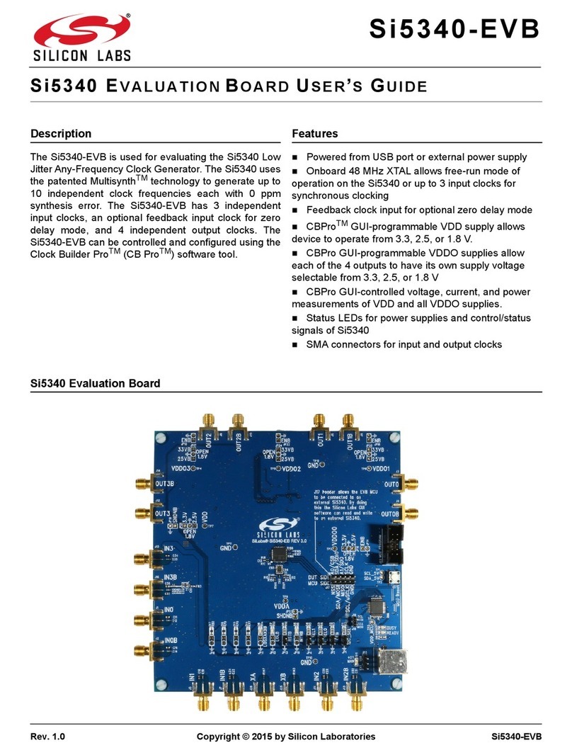 Silicon Laboratories Si5340-EVB User manual Silicon Laboratories Si5340-EVB User manual