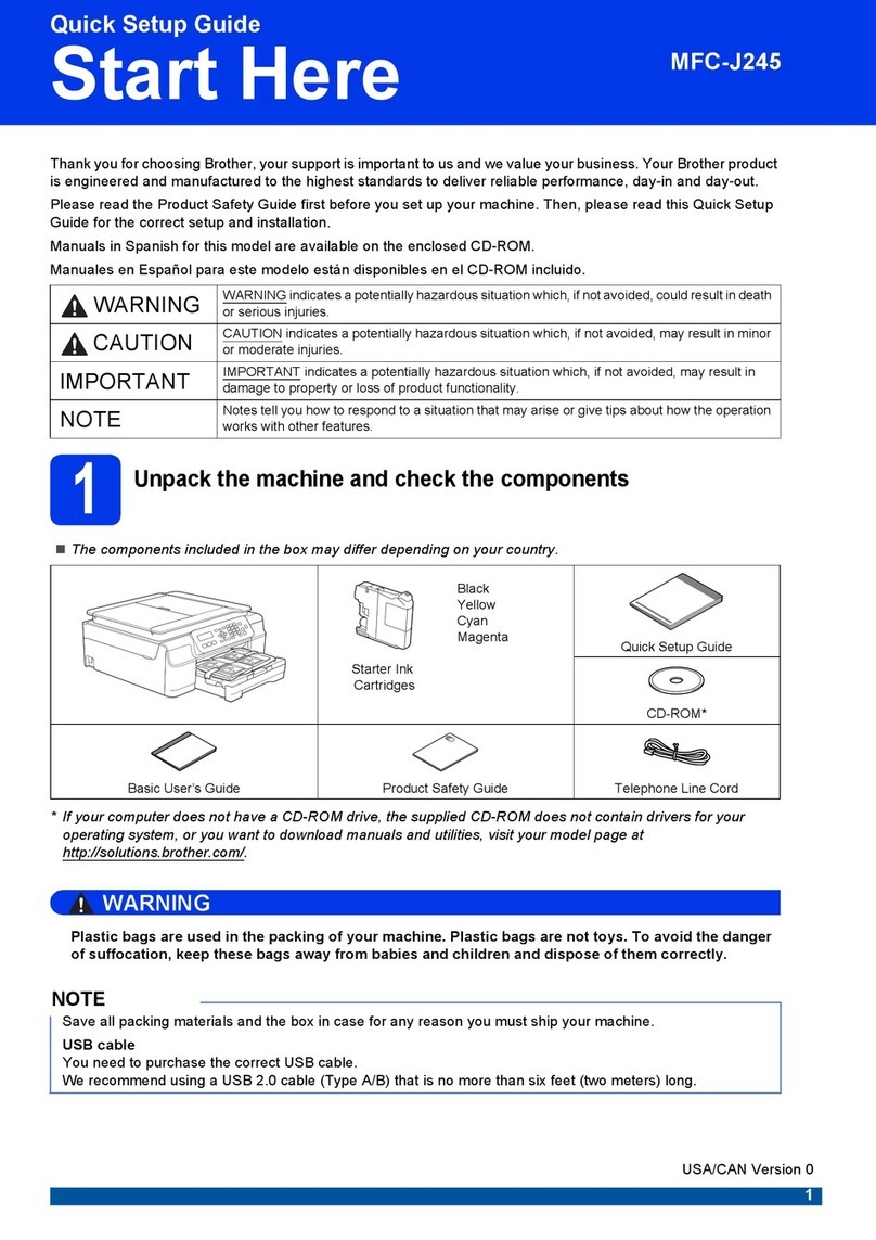 Brother MFC-J245 User manual
