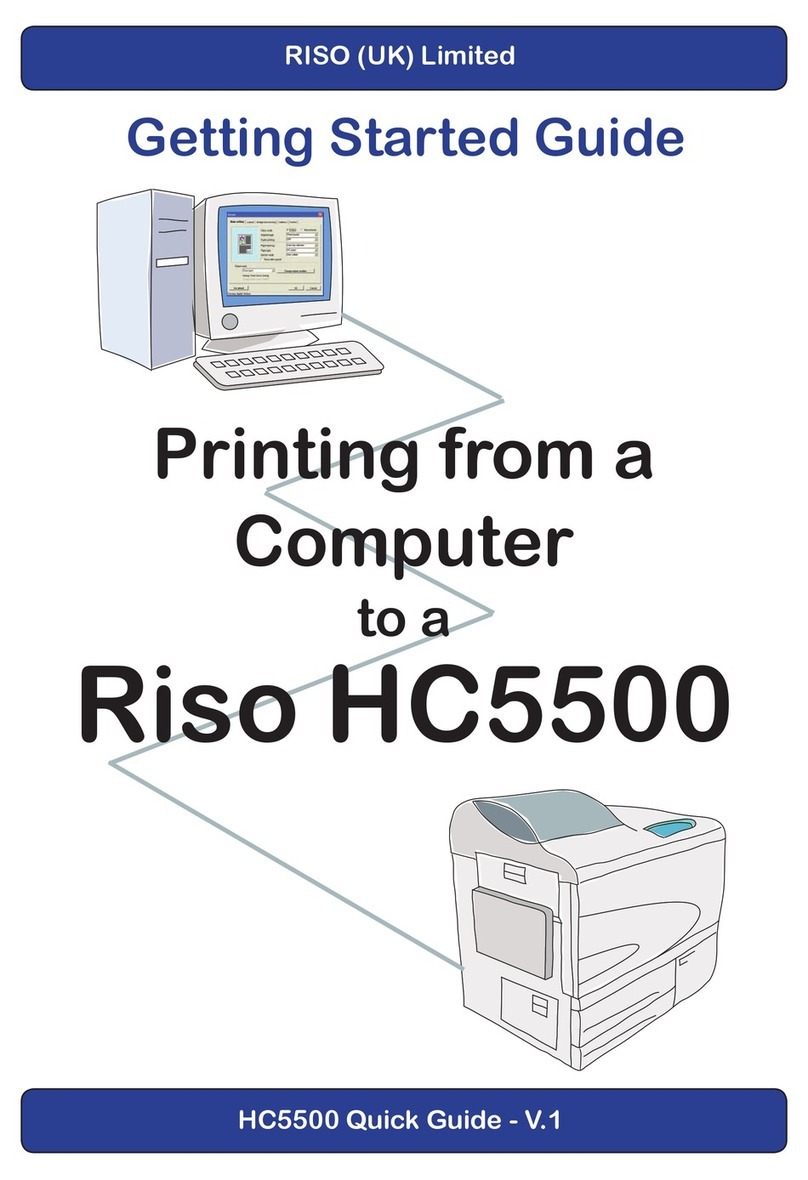 Riso C5500 User manual