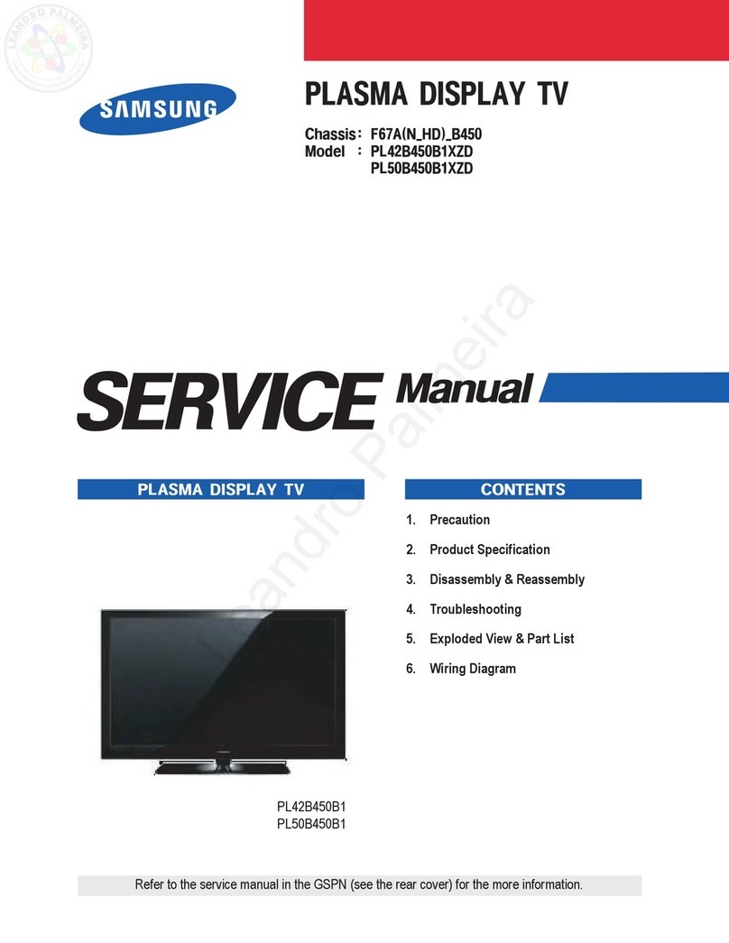 Samsung PL42B450B1XZD User manual