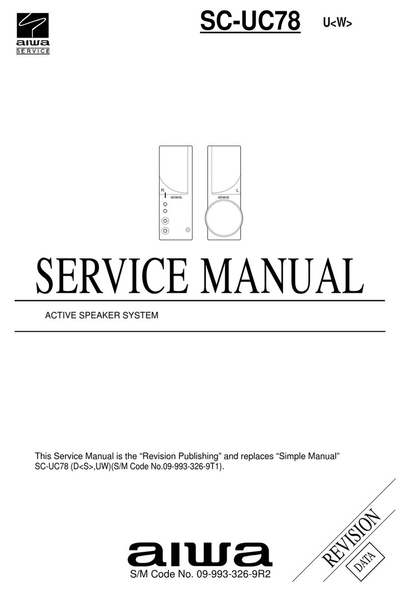 Aiwa SC-UC78 User manual